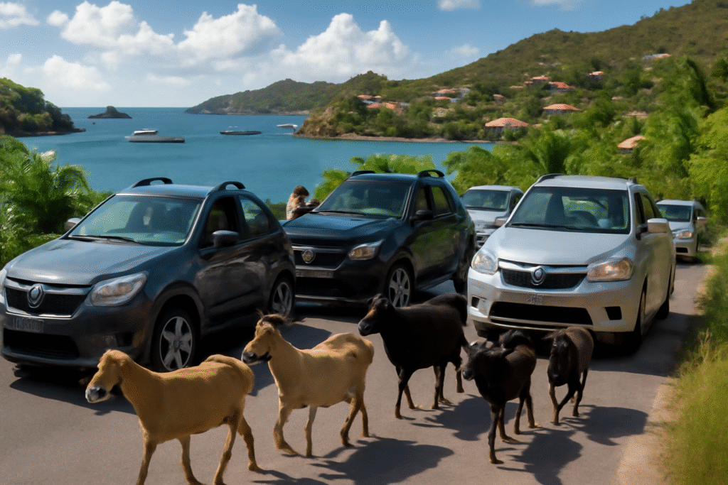 plongez dans l'univers exclusif de saint-barthélemy, l'île prisée des milliardaires. explorez ses paysages magnifiques, ses embouteillages surprenants et rencontrez ses adorables chèvres, symboles du charme local. une destination où luxe et nature se rencontrent.