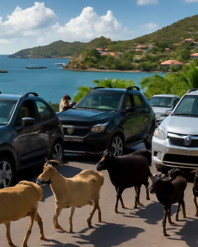 Découvrez Saint-Barthélemy : lîle des milliardaires, ses embouteillages inattendus et ses charmantes chèvres